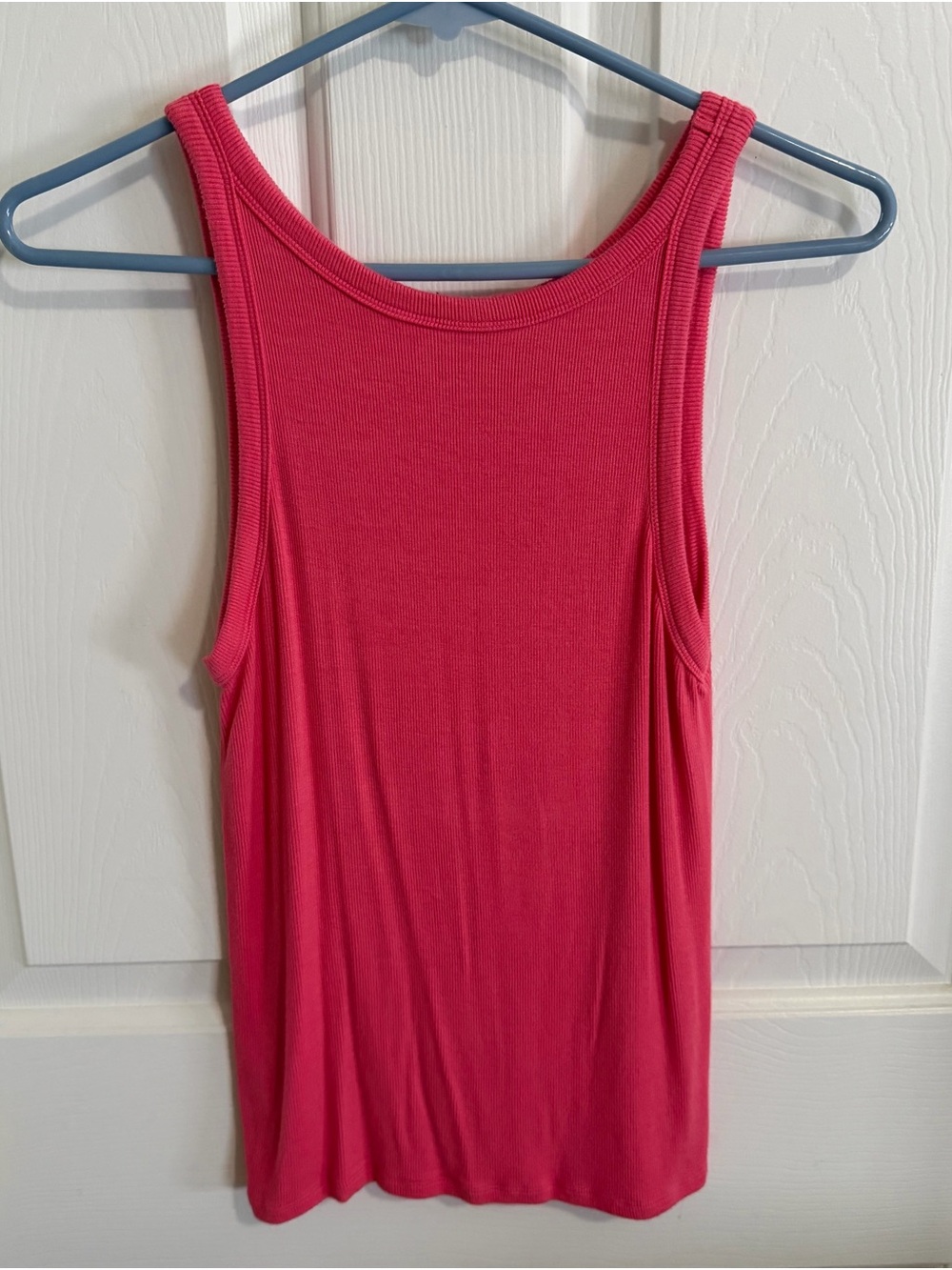 NWOT Zenana Women's Peach Ribbed Tank Top